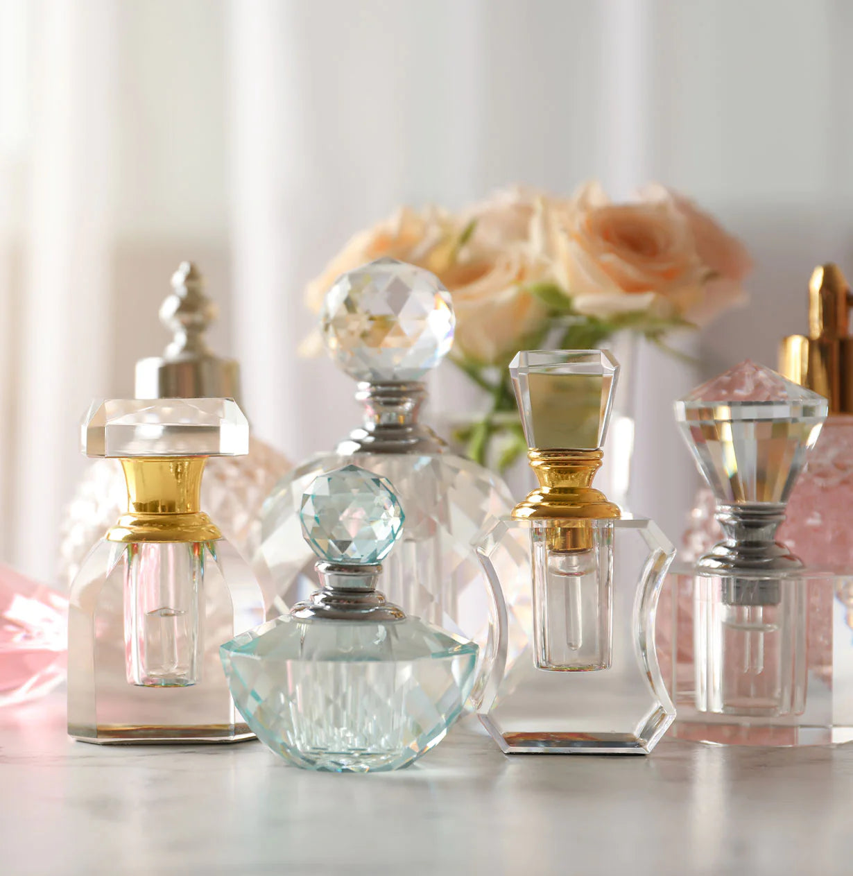 Capture attention with delicate fantasy of perfume